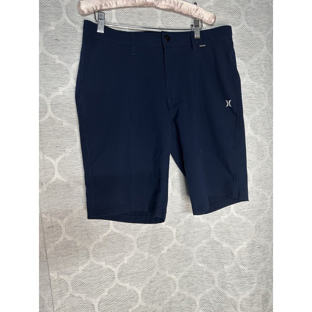Hurley Men's All Day Hybrid Walk Shorts Navy Blue Quick Dry Stretch